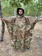 Anti-Thermal Poncho Cloak Multicam | Heat Signature Protection | Made in Ukraine