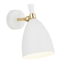 Ecru Chrom Skandinavisch Wandleuchte Leuchter Flurlampe 1X15W/E27 IP20