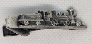 Clip tirante vintage motore treno locomotiva ferrovia