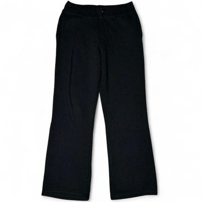 Gildan Black Flared Drawstring Sweatpants Women s Medium Lounge Pants