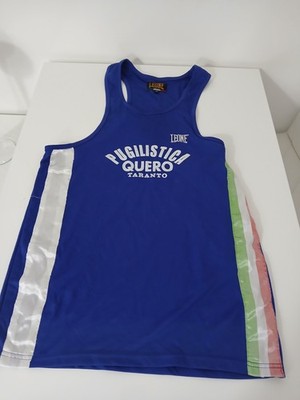 Lion Tank Top Size M Blue Boxing Boxing Quero Taranto