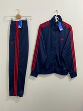 Adidas Originals Classics Firebird Tracksuit Indigo Better Scarlet Size L