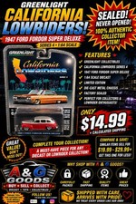 GreenLight California Lowriders S4 1947 Ford Fordor Super Deluxe 1:64 Diecast
