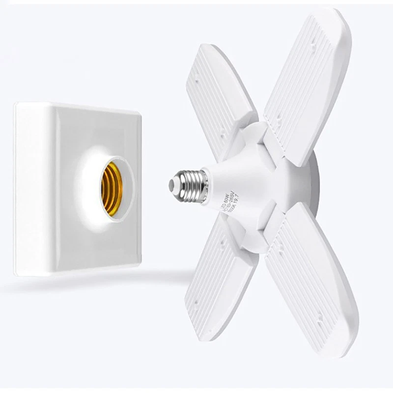 E27 Fan Shape LED Bulb AC220V 28W Foldable Led Light Bulb For Home Living Room - Bild 2 von 4