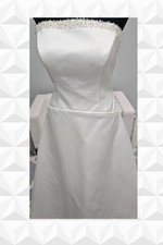 Style Number  1-961 Is Strapless Wedding Gown with Chrystal Beading on the top,
