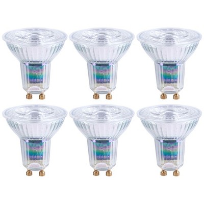 6 x LED Premium Glas Reflektor 6,5W GU10 570lm Strahler Lampe warmweiß 2700K 36°