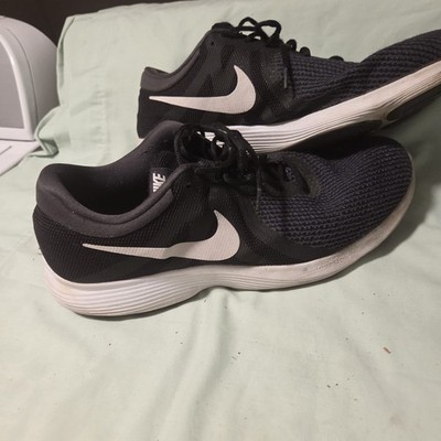 Nike Revolution 4 Black Shoes Size 15W AA7402-001 Pre Owned Mesh Sneakers