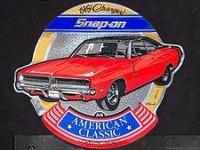 Caricabatteria Dodge SNAP ON TOOLS 1969 - decalcomania/adesivo racing originale vintage anni '80