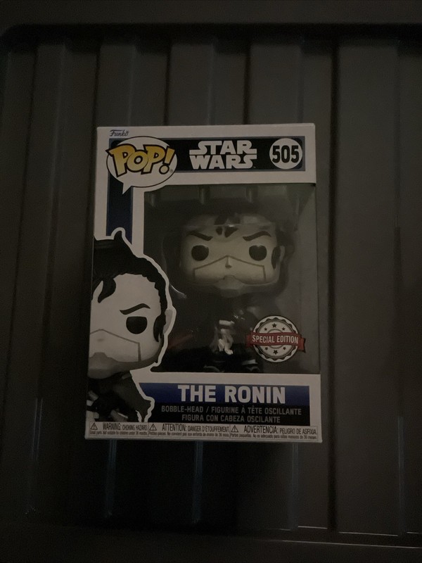 Funko Pop! Vinyl Star Wars The Ronin #505 Special Edition Monochrome