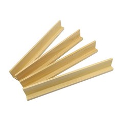 Yuanhe Wooden Domino Trays Set of 4,Wood Racks, 13.4*2*1.2inches, Wood