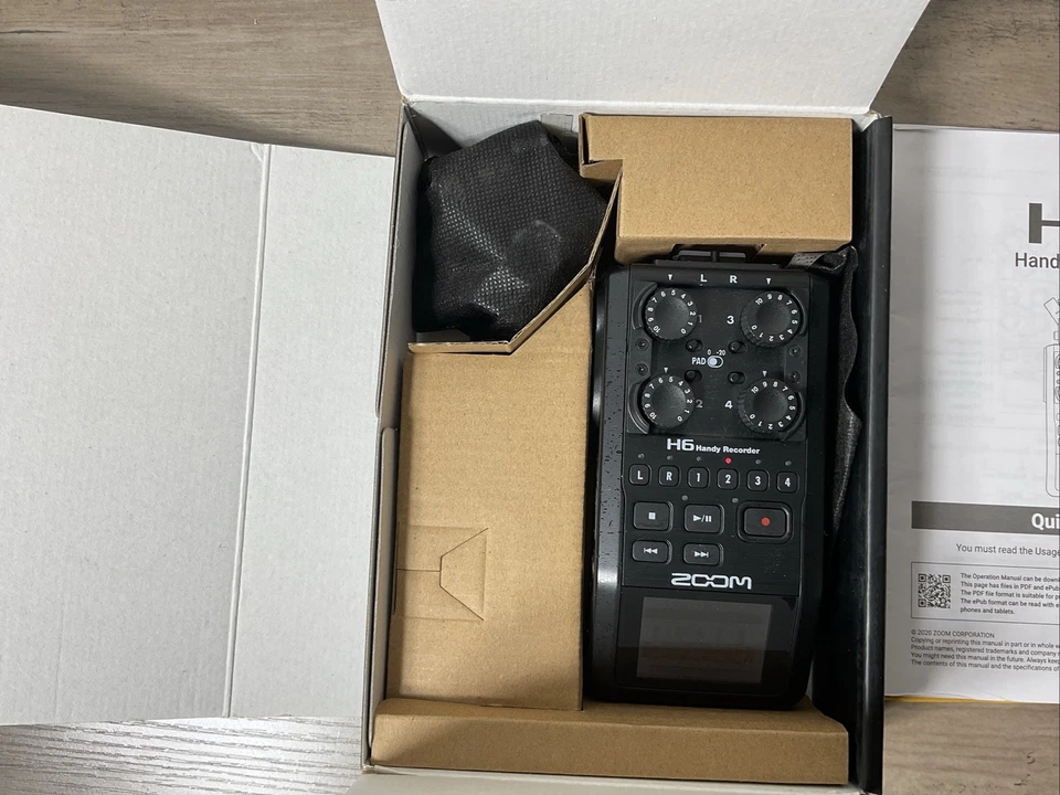 Zoom H6 All Black 6-Track Portable Recorder SIEHE BESCHREIBUNG - Bild 3 von 4