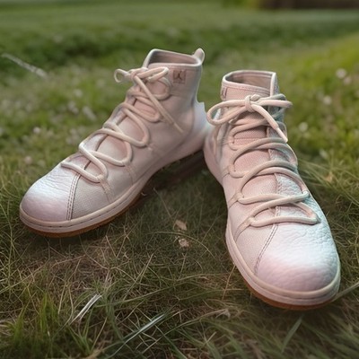 Nike Jordan Galaxy Triple White Leather Mens Sneakers Size 10 820255-102