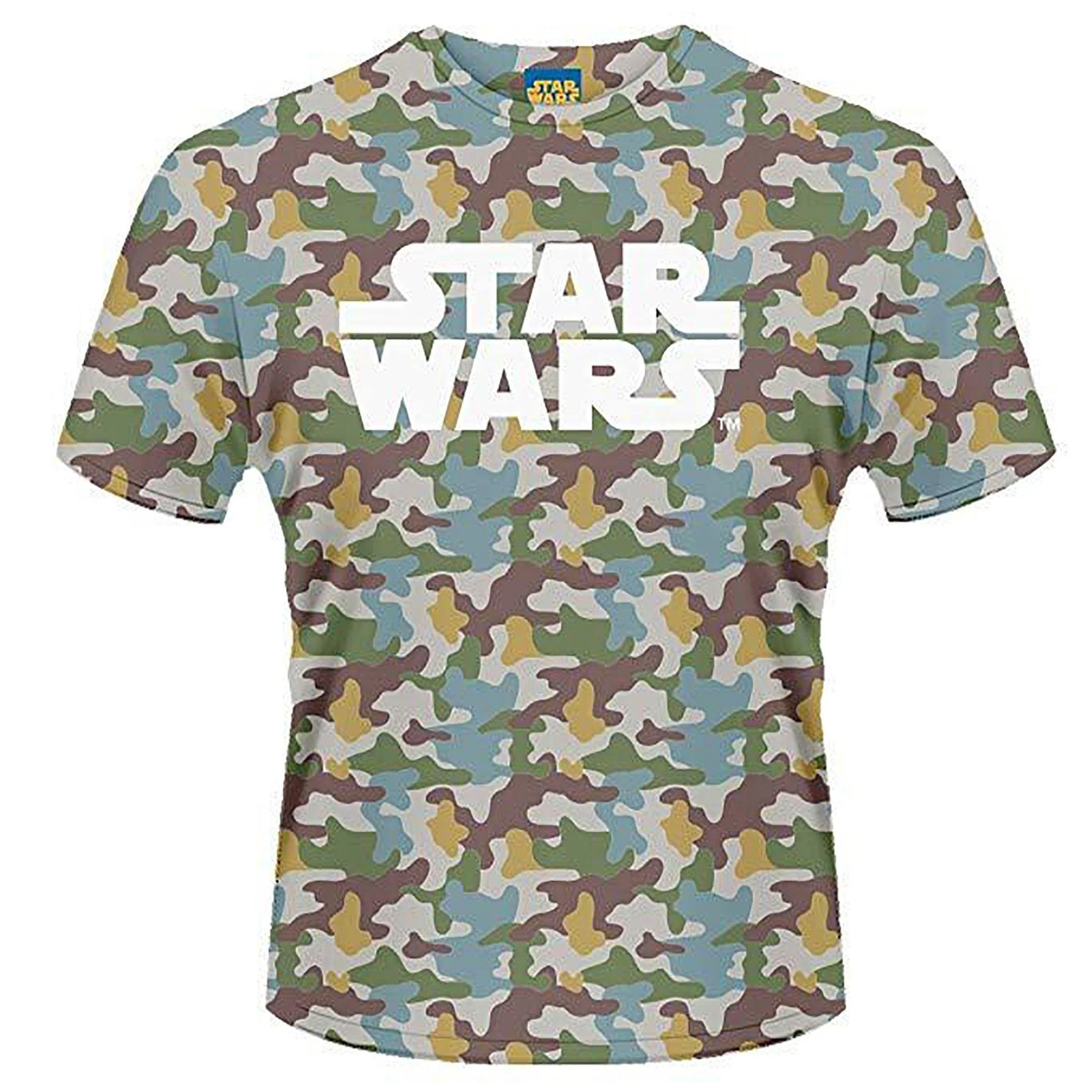 Star Wars Boba Fett CAMO T-Shirt Small