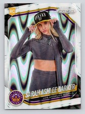 Sarah Ashlee Barker 2025 Panini Prizm WNBA White Seismic Prizm #142 Sparks
