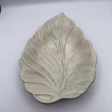 MCM Royal Haeger Leaf Pottery Dish Measures 13.5 Long And 9.5 Wide