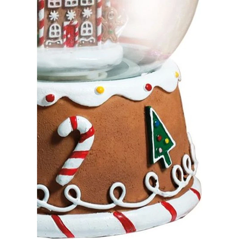 Carillon Palla di Neve Natale BRANDANI Casetta Pandizenzero Musica e Luci, fotografia 5 di 9