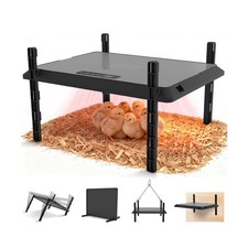 Smart Chick Brooder Heating Plate, Chicken Coop Heater, 75W Brooder Heater wi...