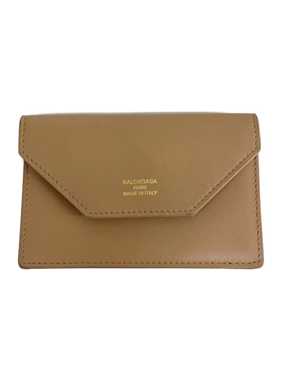 BALENCIAGA Men's Leather Card Case BEG 750324, 9607, 0, 527545