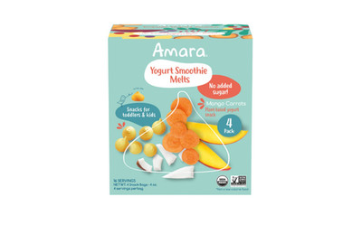 Amara Organic Yogurt Smoothie Melts, 1 Ounce (Pack of 4)