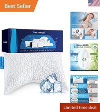 Cervical Neck Support Pillow - Cooling Shredd...