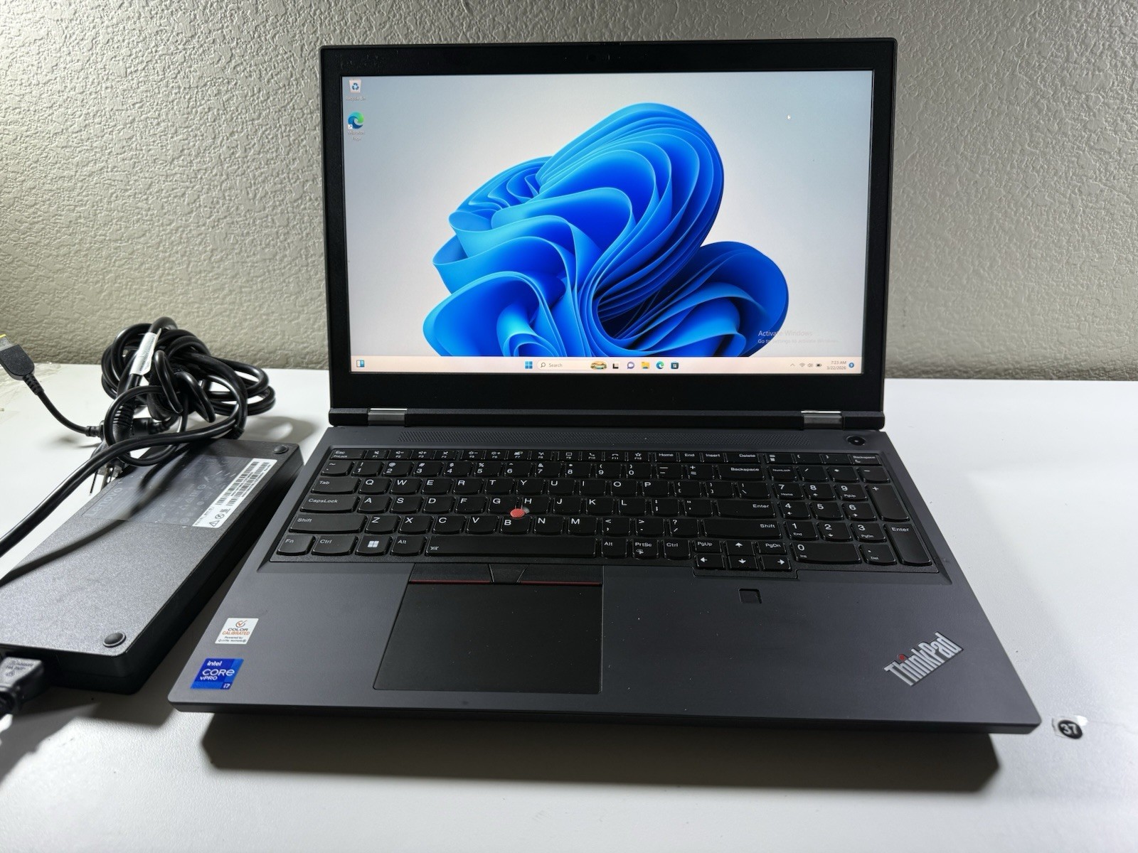 Lenovo ThinkPad P15 Gen 2, 15.6-Inch Laptop, with Intel Core i7 11th Gen., 1 TB NVMe (Non-Volatile Memory Express), Windows 11 Pro