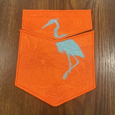 Blue Heron Lodge 349 S120 X38 2012 NOAC Staff Flap 2 Piece Set TOUGH