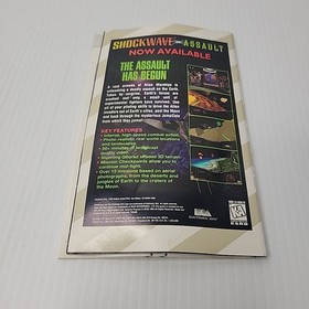 Space Hulk Vegeance Of The Blood Angels (Sega Saturn, 1996) With Manual