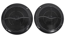 Pair Rockville RMC65B 6.5" 600 Watt Waterproof Marine Boat Speakers 2-Way Black