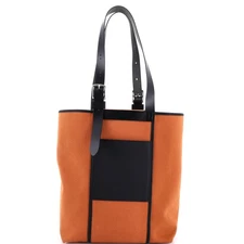 Hermes Etriviere Pocket Tote Toile and Leather 27