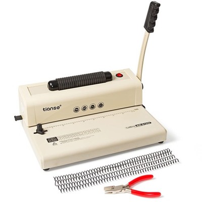TIANSE Binding Machine - Electric Coil Inserter for Professional Binding,...