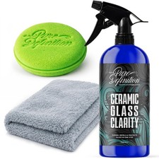 Car Glass Cleaner Window Rain Water Repellent Mirror Finish Pad Pure Definition