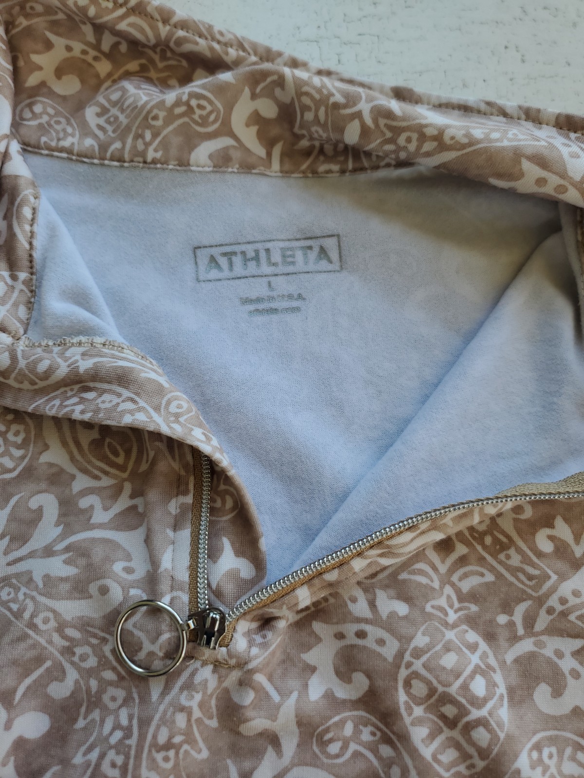 Athleta Workout Running Jacket Pineapple Print La… - image 7