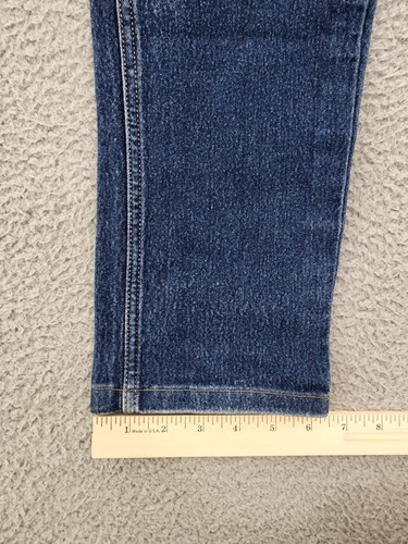 Pantalones de mezclilla Forca para hombre 32x32 azules ajustados cónicos elásticos estilo clásico moderno - Imagen 9 de 13