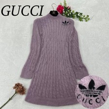 USED I568 EXCELLENT CONDITION XS GUCCI ADIDAS COLLABORATION KNEE-LENGTH KNIT D
