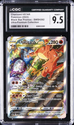 2022 POKÉMON BLACK STAR PROMOS ULTRA-PREMIUM COLLECTION CHARIZARD VSTAR CGC 9.5