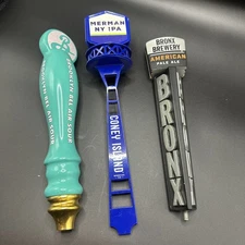 NYC Beer Tap Handles Brooklyn Bronx Coney Island Brewery Keg
