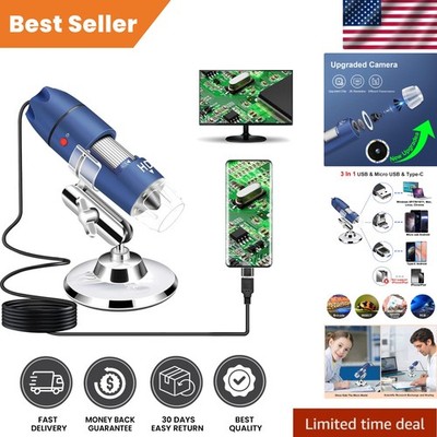 Compact 2K HD Digital Microscope - High Definition Magnification for Mobile & PC