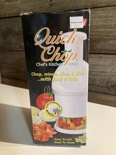 NEW Quick Chop Kitchen Chefs Mate Chopper Seen On TV Mini Food Processor Yellow