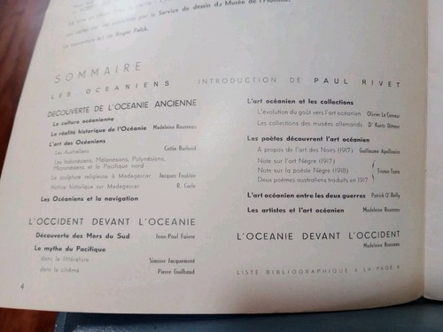 Art History: L’art Oceanien 1951 Collection Le Musee Vivant N 38 / UKY - Picture 5 of 13