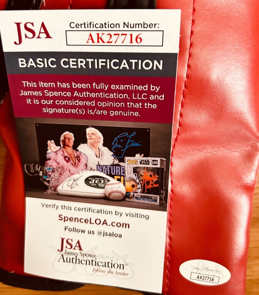 Manny Pacquiao autograph auto signed Everlast boxing glove inscribed PacMan JSA - Image 2 of 2