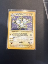Pokémon TCG Magneton Fossil Holo Rare Card 11/62