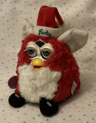 Tiger Electronics 1999 Furby Christmas Santa Red & White