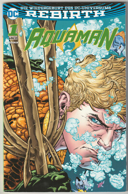   AQUAMAN #1 Variant Cover, Panini/DC Comics 2017 COMIC TRADE-PAPERBACK TOP Z1