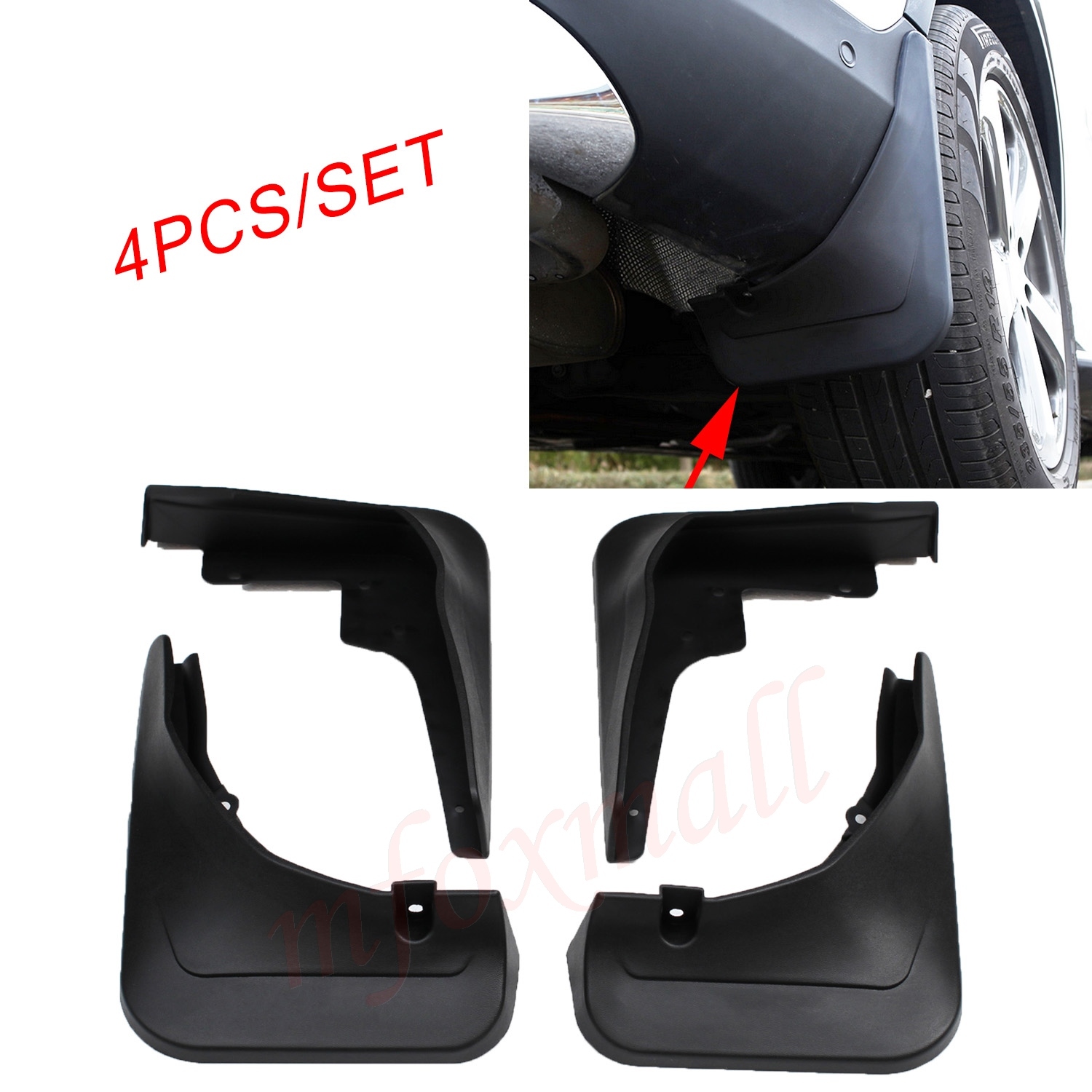 For 2016-2019 Benz GLC Class X253 Front Rear Fender Splash Guards Mud Flaps