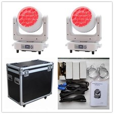 2pc/case white moving wash 19x25w RGBW 4in1 led Moving Head light beam zoom