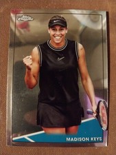 2021 MADISON KEYS TOPPS CHROME TENNIS CARD #34 USA