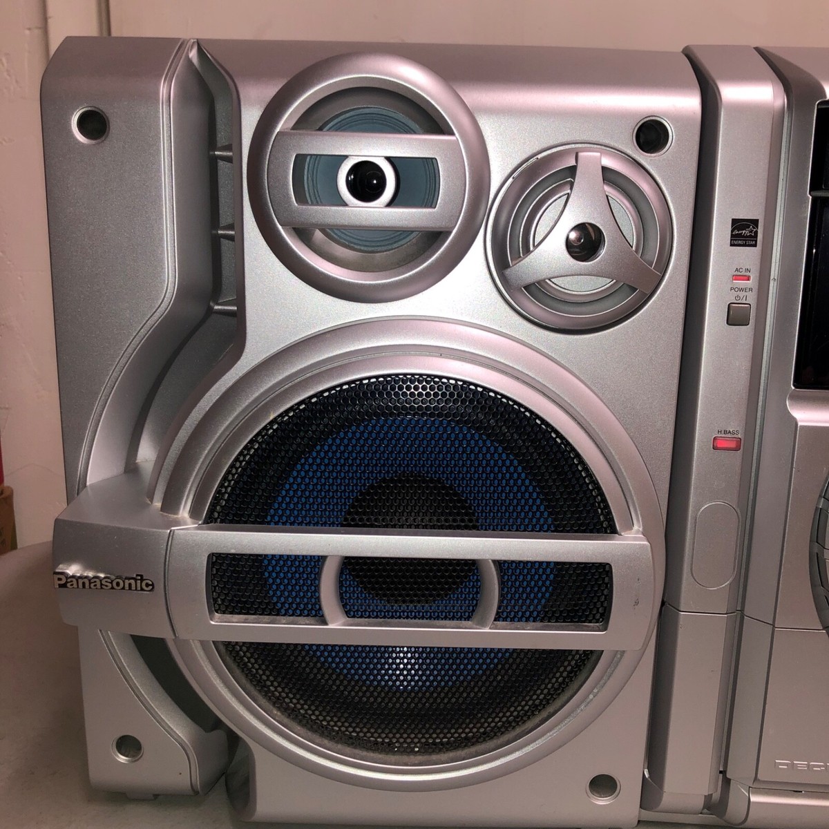 Panasonic SA-AK333 Bookshelf 5 CD Dual Cassette Stereo | eBay