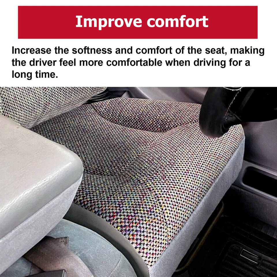 Cubierta de asiento de tela inferior de tela para Dodge Ram 1500 2500 3500 SLT 1998-2002 Foto 4 de 4