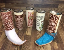 Mexican Leather Mini Boot Tequila Shot (5 Pack) Bota Caballito Tequilero