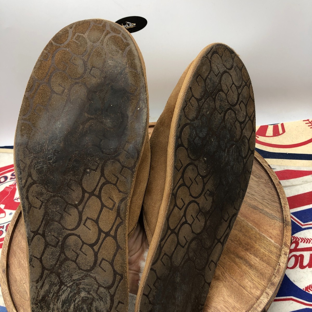 UGG Men’s Scuff Slippers Chestnut Suede Sheepskin Size 12 (Style 5172) Men main image 2
